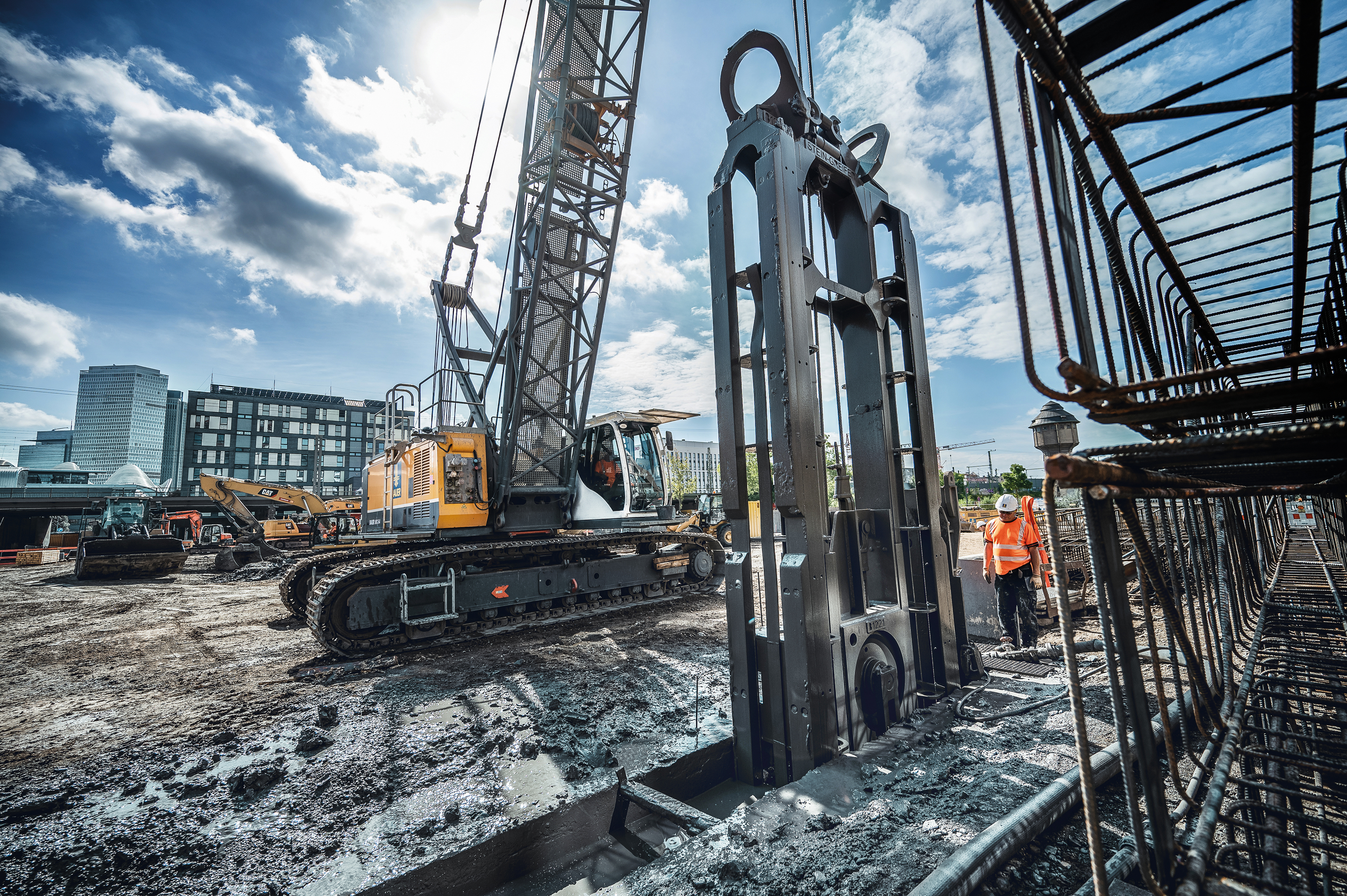 De diepwanden van Bauer Spezialtiefbau – een betrouwbare en stabiele oplossing